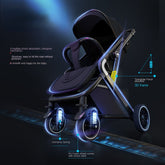 High Landscape Shock absorption Baby Stroller